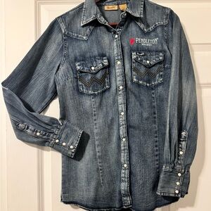 Pendleton Whiskey Denim Button Down